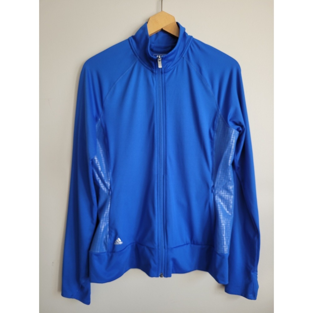 Adidas Golf Women's Rangewear Full Zipper‎ Sweater Blue M